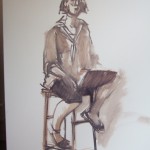 self portrait in progress summer 11