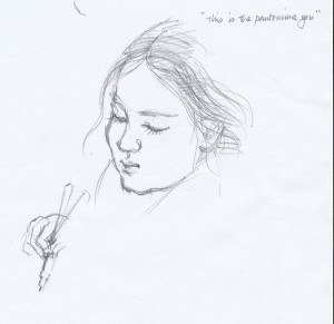 Poppy at the big draw