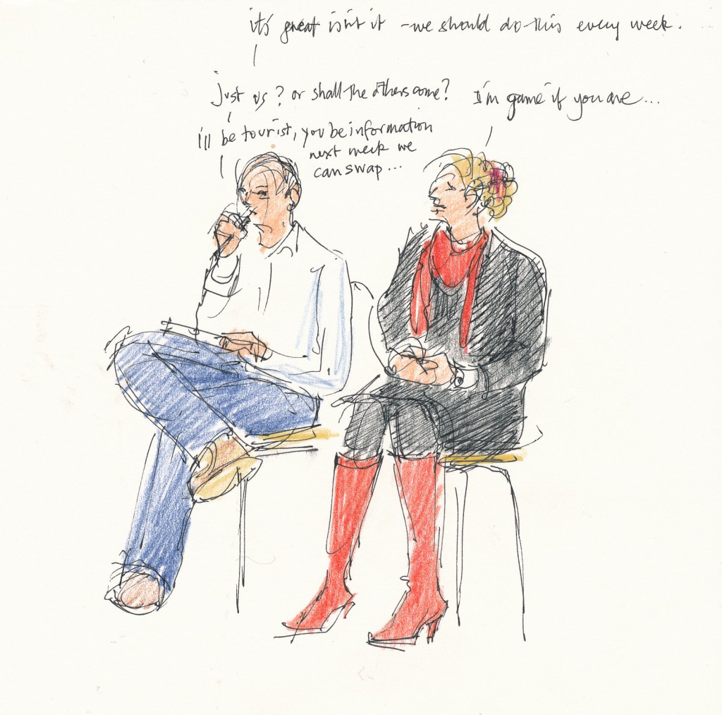 events illustration - before the Google talk