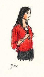 wedding and events illustration - julie tooby